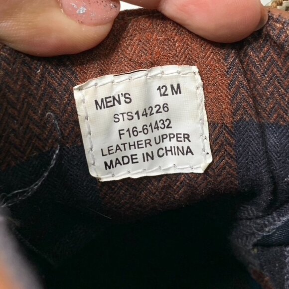 Sperry Men's Fowl Weather Brown Leather & Rubber Chukka Waterproof Boots Size 12 - Picture 11 of 11